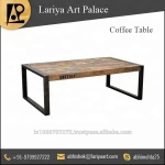 vintage industrial furniture living room reclaimed wood coffee tables