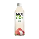 Vio Brand 500ml Real Aloe Vera with Pulp Soft Drink Fruit Beverage with Green Tea Juice Puree Grape Bottle Sterilized Low-carb