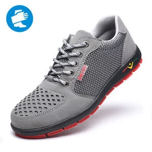 VIP6Kv insulating Men Safety Shoes Breathable lightweight Fashion Men&#39;s Casual Shoes electrician Work Boots Lightweight Sneakers
