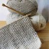 Warm mohair wool blended knitting sweater with soft top
