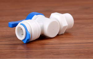 Water filter fittings equal Inch O.D hose pipe external thread recoil ball valve for RO water system