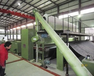 watercourse bentonite mat GCL geosynthetic clay liner production line