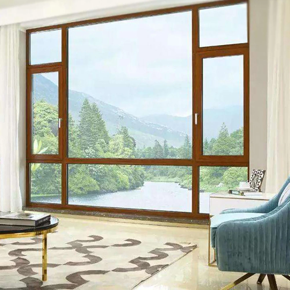 waterproof hotel casement design glass aluminium windows doors