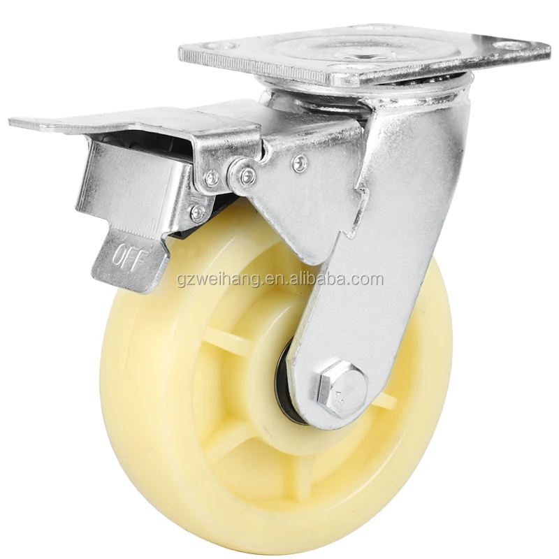 Weihang 8 inch Manufacturer High Quality Material Handling Equipment Parts Custom Durable Made Heavy Duty Swivel Caster Wheels