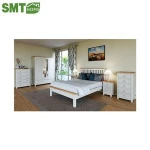 White european PVC bedroom wooden wardrobe