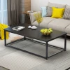 White wood top rectangular coffee table tea table for  living room