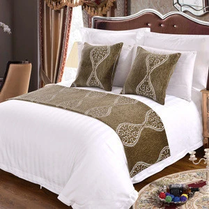 Wholesale 100% Cotton White Bedding Comforter Sets Luxury Bed Sheet