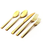 Wholesale 20Pcs Royal Dinnerware Set,gold stainless steel Tableware cutlery sets for wedding event