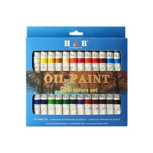 wholesale 24colors diy artist oil painting set