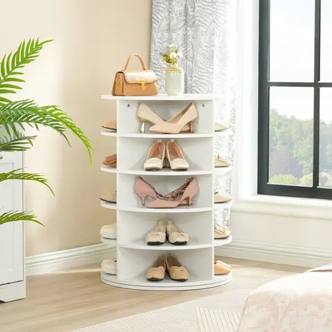 Shoe Racks Round Buy Wholesale 360 Rotating Shoe Racks, Hoobro Brand Round Rotating Shoe ...