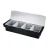 Import Wholesale 6pc Plastic Compartment Condiment Holder Chilled Spice Six Containers Seasoning Box from China