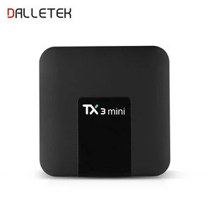 Wholesale Android 7.1 Smart Digital OTT TV Converter Box TX3 MINI Amlogic S905W Quad Core IPTV Set Top Box H.265 HD 1080P 4K