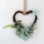 Wholesale Artificial Rose Flower Heart-shaped wreath Multicolor optional Villa&#39;s door flower mini wreath Decoration