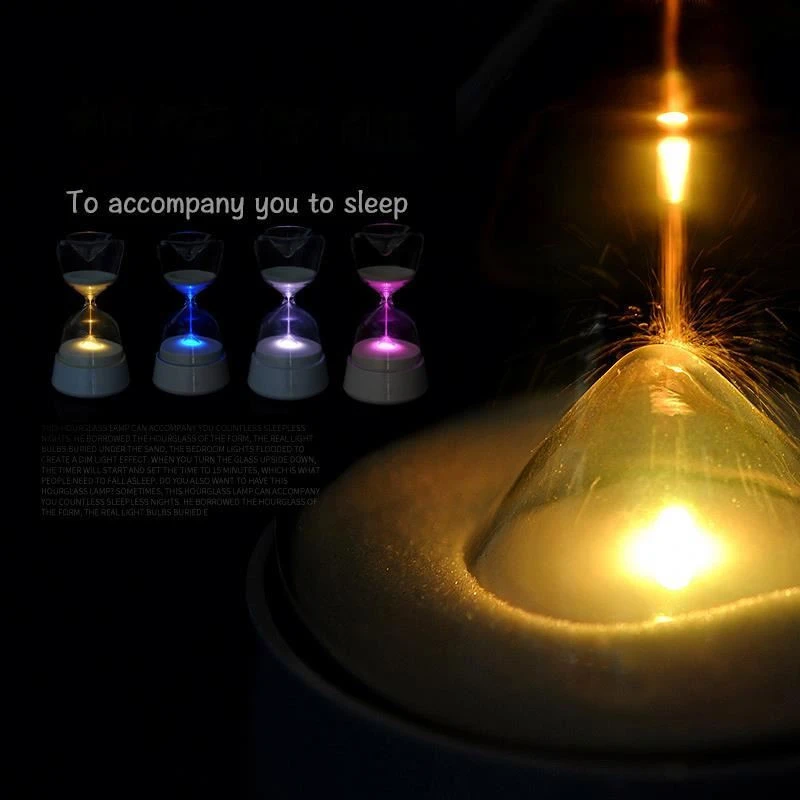 wholesale bedside sleeping hourglass shape led touch sensor table lamp