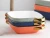 Import Wholesale Ceramic Binaural Bowl Bakeware Color Glaze With Gold Trim Baking Dish For Gratin Lasagna Baking Dish from China