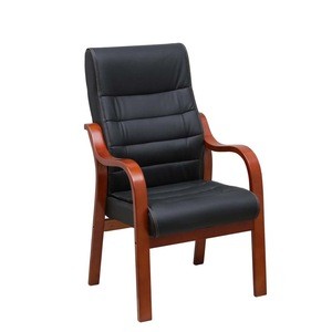 Wholesale cheap modern black china pu leather executive chairs wood