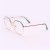 Import Wholesale Cheap Stainless Steel Oversize Irregular Eyeglasses Frames from China