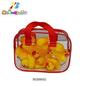wholesale children bath soft vinyl yellow duck toys