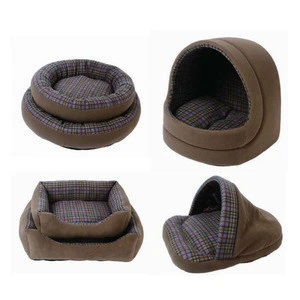 wholesale Comfortable winter warm plush pet bed accessories