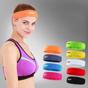 wholesale custom fitness equipment women sport headbands sweatbands