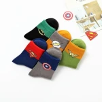 Wholesale custom logo high quality non-slip knitted cartoon pattern jacquard cute baby childrens socks