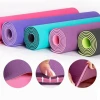 Wholesale Custom Print Eco Friendly TPE Gym Durable custom logo 4mm 6mm 8mm Yoga Mats esterillas de yoga