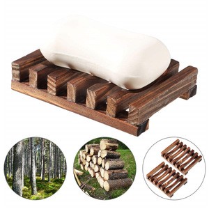 Wholesale Custom Printed Cheap Fancy Bathroom Wooden Wood Bamboo Soap Dish Holder Tray For Bathtub Bath Tub