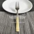 Import Wholesale custom stainless steel flatware luxury cheap fork cutlery Household stainless steel fork from China