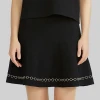 Wholesale Custom Womens Sexy Spring Mini Skirt Bottom with Chain mini A-line Skirt