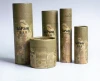 Wholesale design kraft paper packaging mailing Poster Tube with end caps
