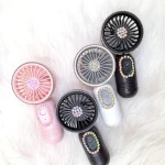 Wholesale Eyelashes extensions dryer Portable USB charging Fans Grafting Eyelash Dryer Diamond Mini Fan Portable