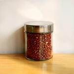 wholesale factory price different sizes cylinder shape glass airtight storage jar