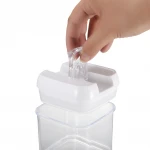 Wholesale High Quality Customized Square  Ecofriendly 3pcs 1.9L Set  Food Storage Containers