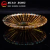 Wholesale high quality home decoration glass fruit plate