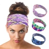 Wholesale Hot Sale Yoga Sport Colorful Fashion Women Head Bands Make Up Elastic Hair Band