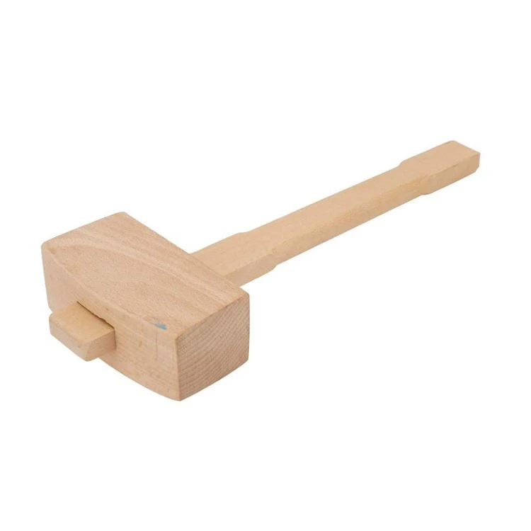 Wholesale natural beech bar ice mallet carpenter&#x27;s hammer wooden hammer wooden kitchen hammer