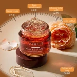 Wholesale 100% Natural Rose Black Tea Jelly Clay Gel Mud Face Mask Collagen Anti-Aging Skin Whitening Facial Sleeping Mask