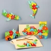 Wholesale New Designs Wooden 3D Puzzles Montessori Game Toys Children wood jigsaw puzzle Educational Toys