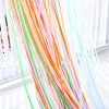 Wholesale Party Decoration Foil Curtain 1*2M rainbow colored curtain for event party supplies