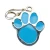 Import Wholesale pet supplies manufacturers supply stainless steel 8 color dog tag footprints pet ID tag collar accessories pendant from China