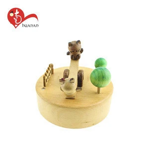 wholesale portable wood crafts diy wooden music box