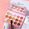 wholesale private label 15colors   eyeshadow  palette custom eyeshadow palette high pigment  eyeshadow Palette
