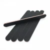 Wholesale private label  emery rectangle beauty wooden black disposable  100/180 nail file