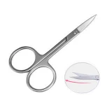 Wholesale Professional Eyebrow Scissor Makeup Manicure Scissors Nails Cuticle Scissors Curved Pedicure Makeup Tool