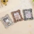 Import Wholesale promotion crafts custom mini metal 2x2 picture photo frame keychains from China
