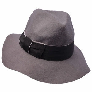 wholesale quality women and men woolen hats winter jazz hat wide brim fedora felt hat