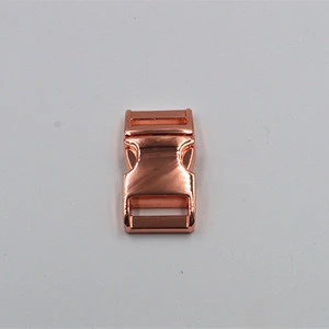 Wholesale rose gold metal buckle for paracord accessories