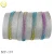 Wholesale starry sky color zipper long chain decorative rainbow teeth #5 plastic resin zipper for bags