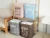 Import Wholesale storage hamper organizer foldable collapsible cotton cloth liner fabric canvas easter laundry basket bins with handles from China