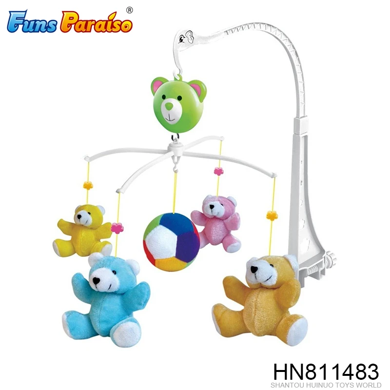 Wholesale wind up bed bell hanging toy felt baby mobile HN811485